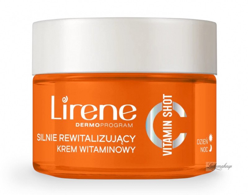 Lirene - VITAMIN SHOT - Silnie rewitalizujący krem witaminowy - Dzień i Lirene Krem Z Filtrem 50