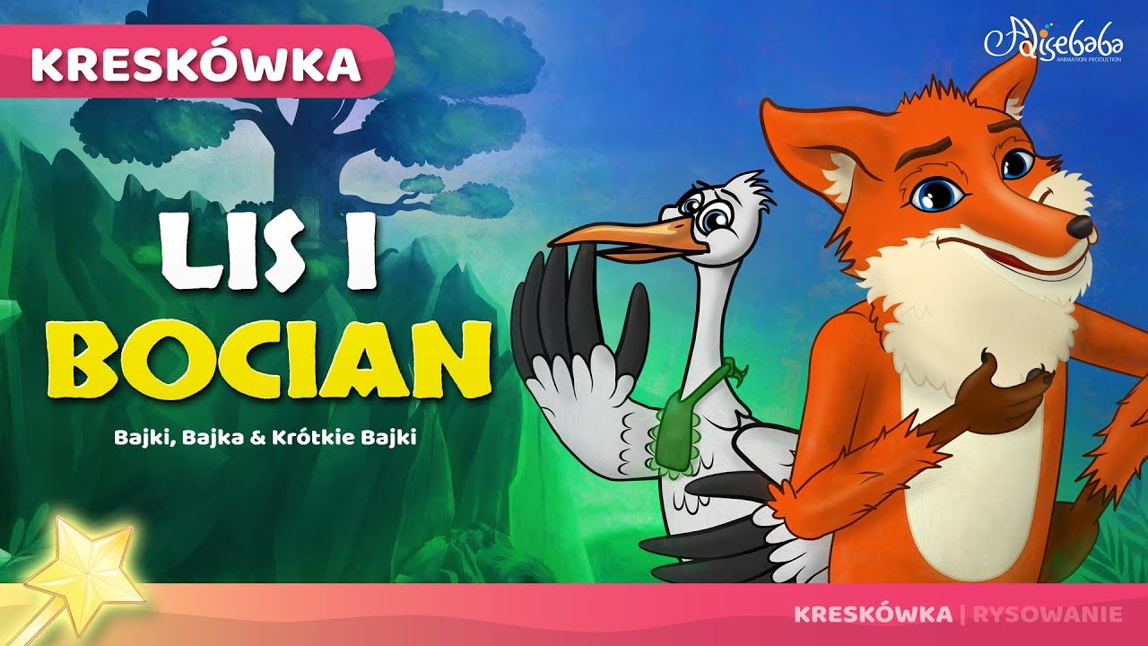 Lis i Bocian | Bajki po Polsku | Bajka i opowiadania na Dobranoc Jaki Jest Morał Bajki Lis I Kozieł