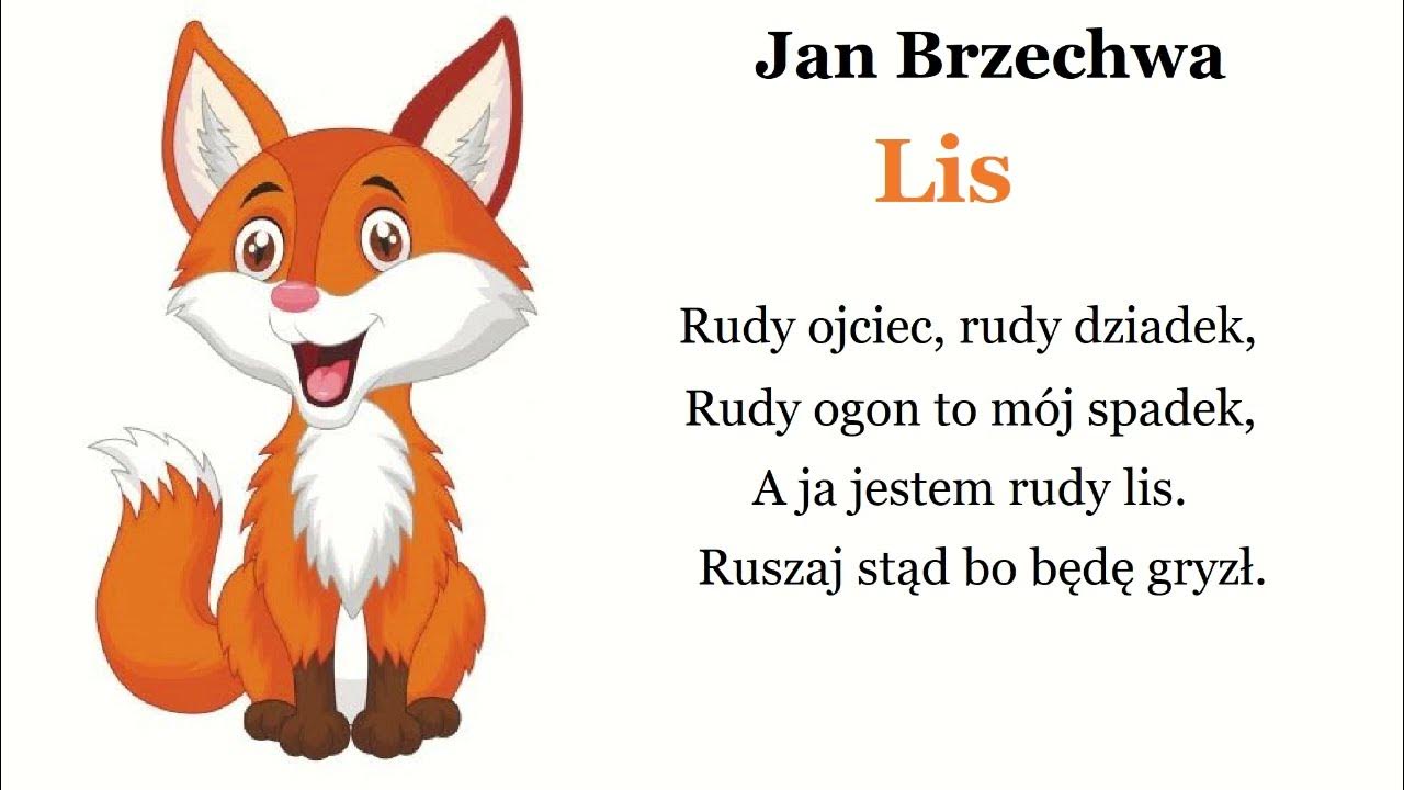 lis 🦊 Jan Brzechwa 🎧 wiersze czytane dla dzieci 🎧 audiobook 🎧 bajki do Wiersz O Wilku Jana Brzechwy