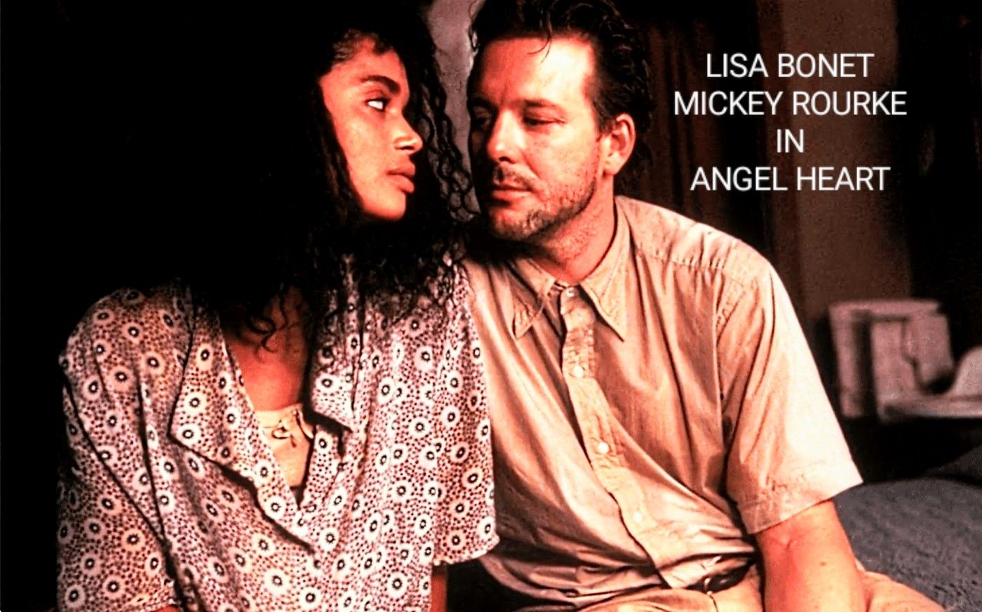 LISA BONET AND MICKEY ROURKE IN "ANGEL HEART" | Mickey rourke, Men Mickey Rourke And Lisa Bonet