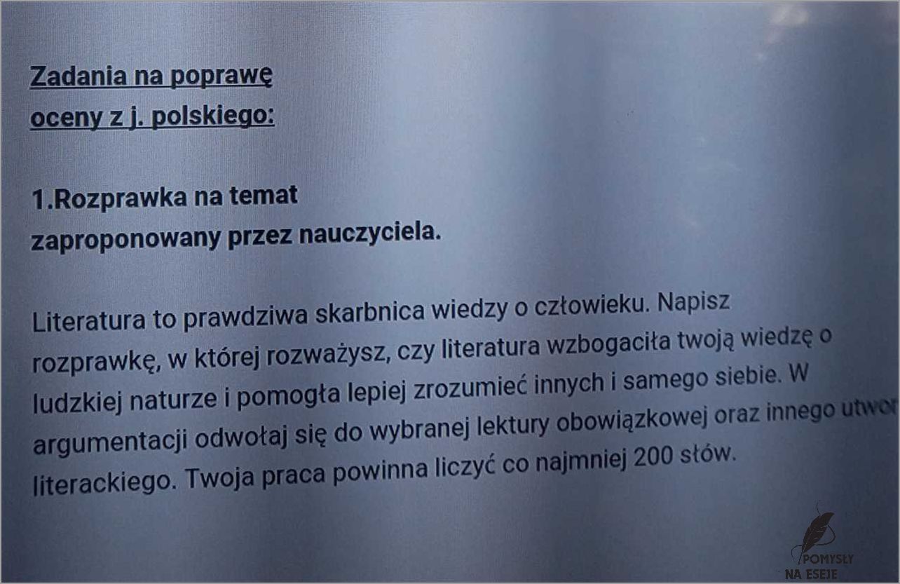 Literatura jako skarbnica wiedzy o człowieku - rozprawka Literatura To Prawdziwa Skarbnica Wiedzy O Człowieku