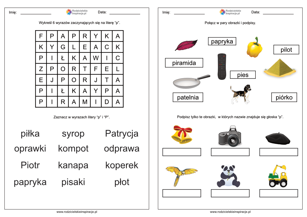 Litery karty pracy do druku (aż 149 stron w PDF) - Drukatek.pl Głoski Litery Sylaby Karty Pracy Do Druku