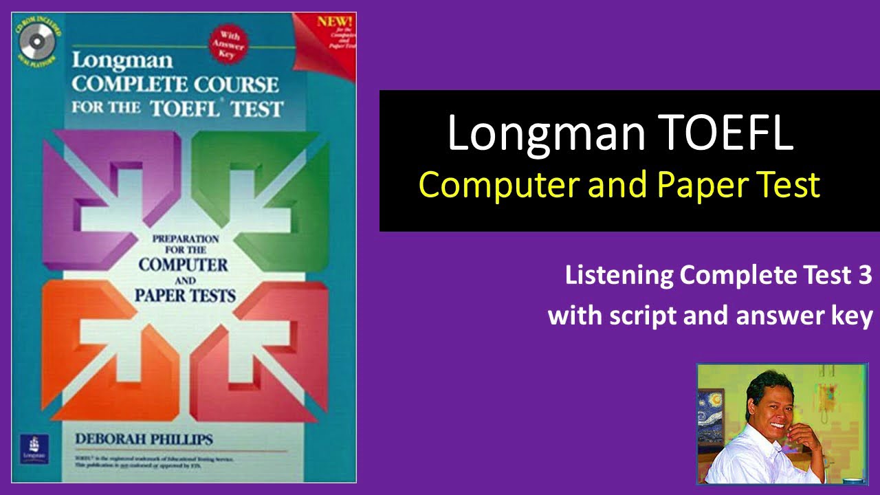 Longman TOEFL Listening Complete Test 3 with script and answer key Podróżowanie I Turystyka Longman Test