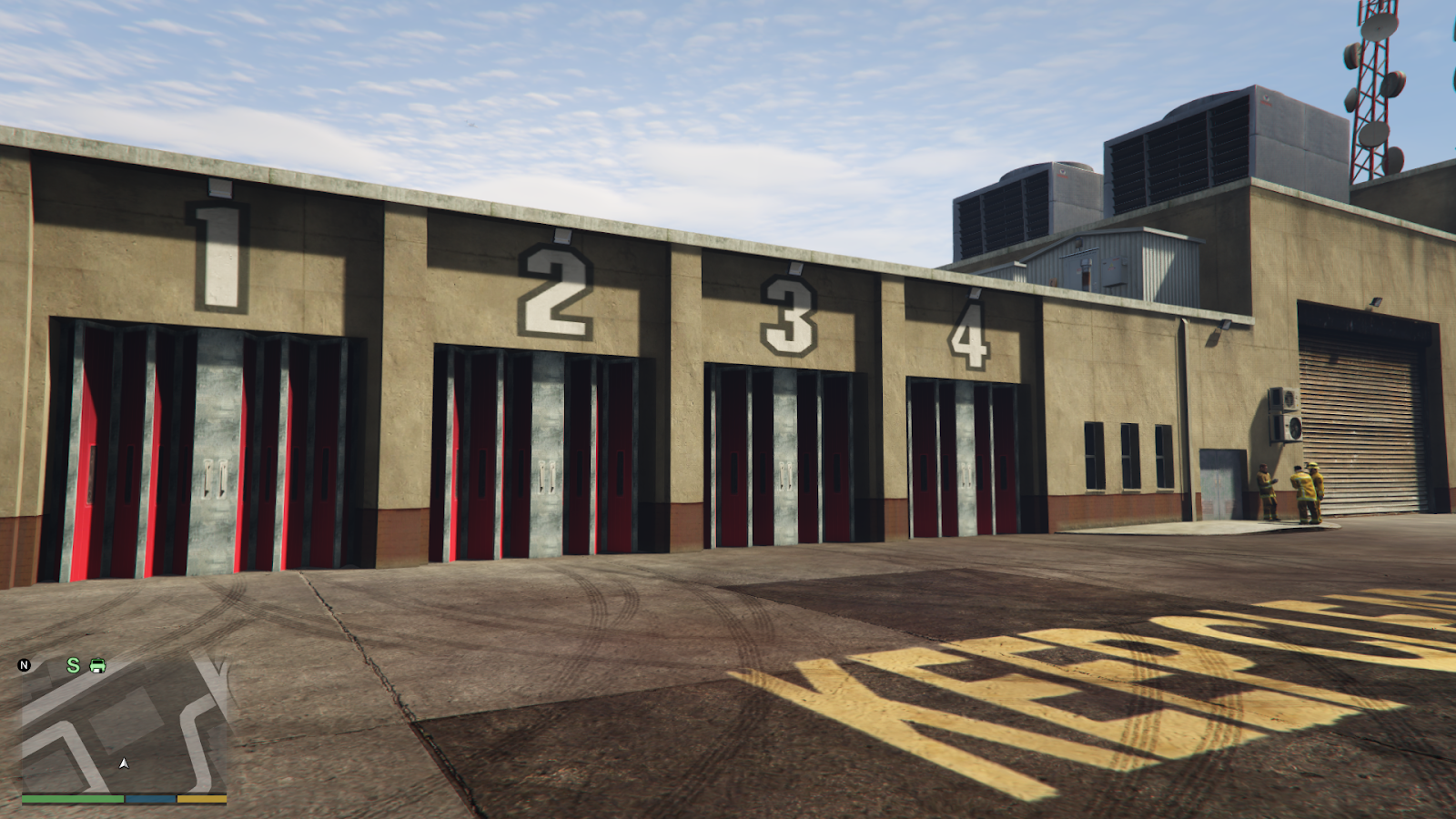 Los Santos International Airport Fire Station In GTA 5 Gta V Fire Station