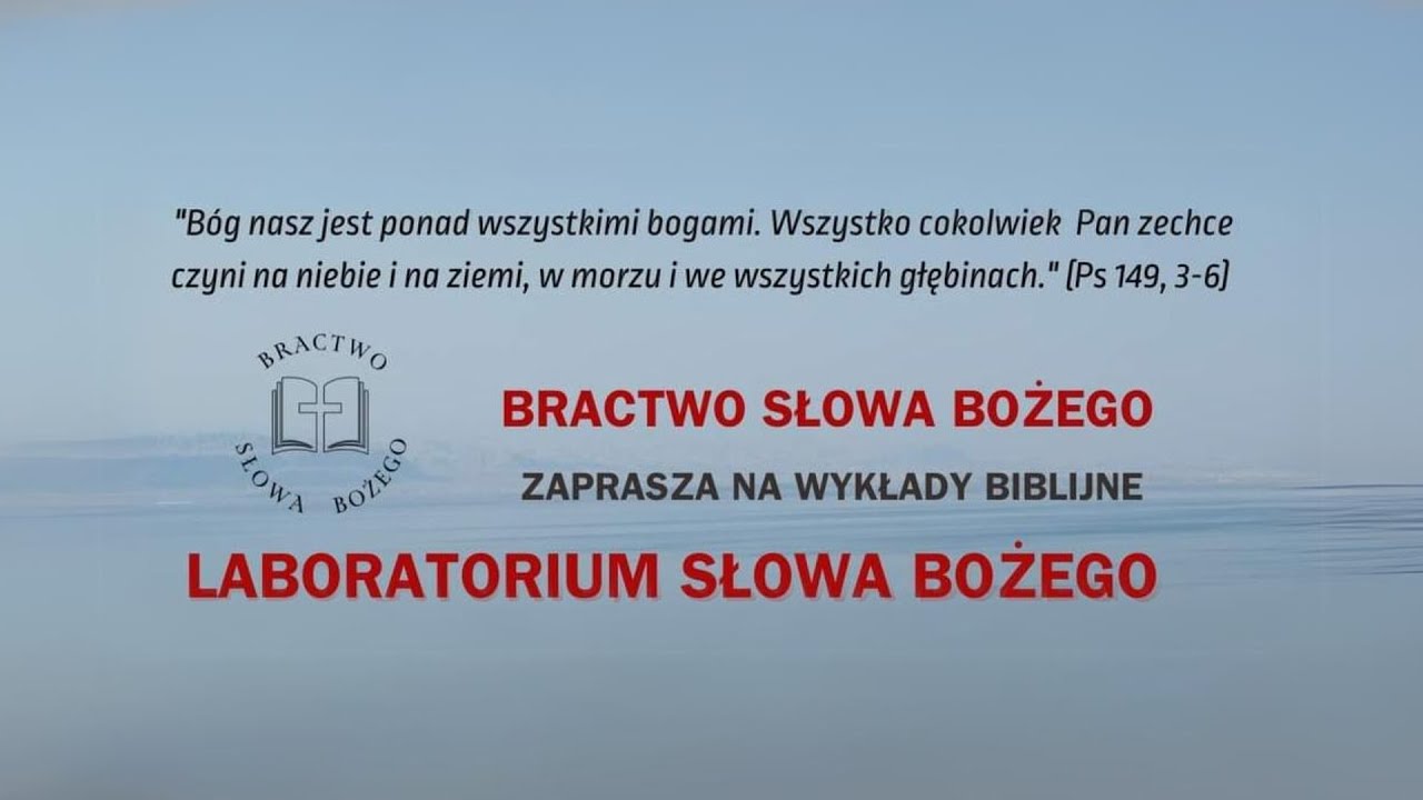 LSB - "Apokryfy Starego Testamentu" - ks. dr Mariusz Szmajdziński - YouTube Apokryfy Starego I Nowego Testamentu