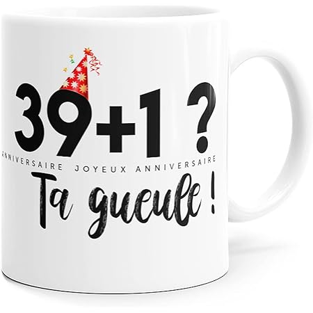 Luigi Collection Mug Anniversaire 40 ans Humour Tasse Message drôle 40 Eksperymentów Które Zmieniły Oblicze Psychologii