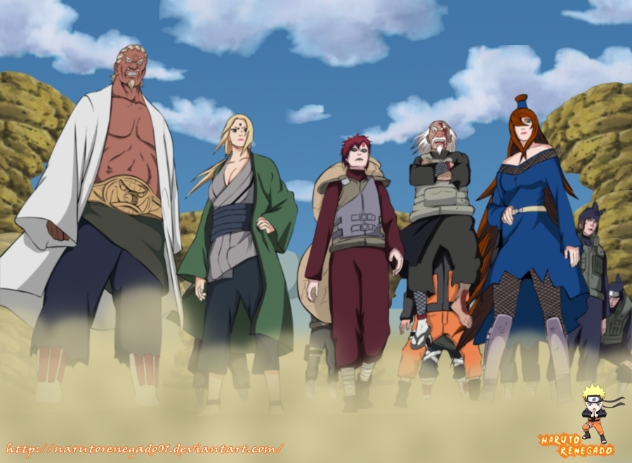 Naruto Shippuden 5 Kage Vs Madara