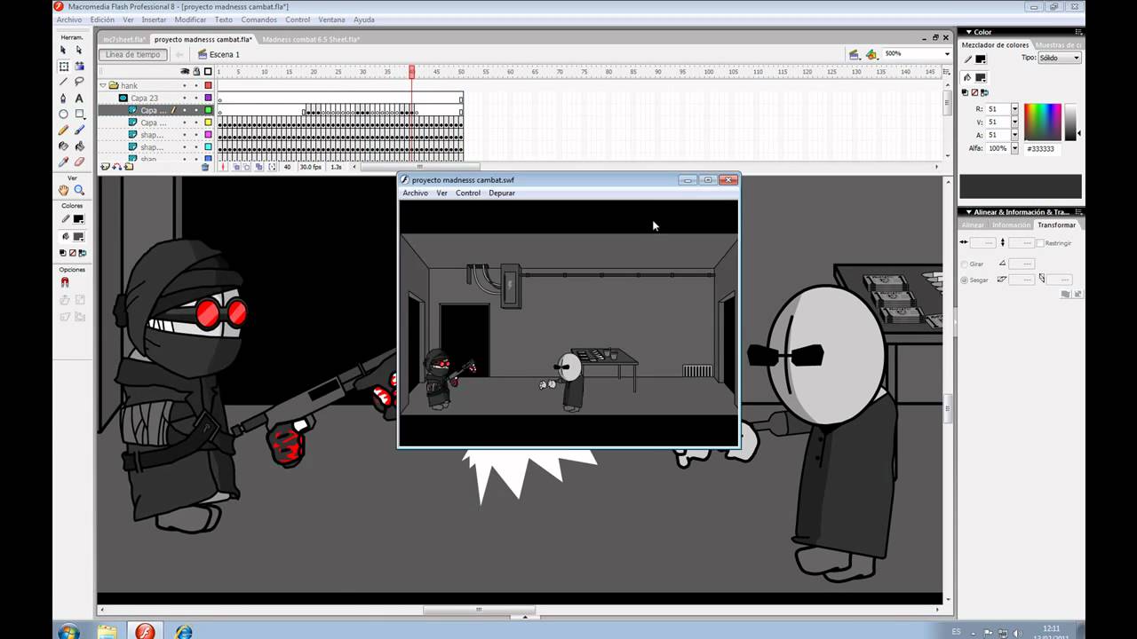 How To Animate Madness Combat