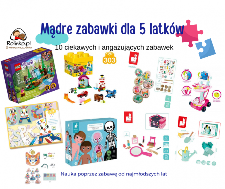Mądre zabawki dla 5 latka - ROLINKO Ranking Zabawek Dla 5 Latka