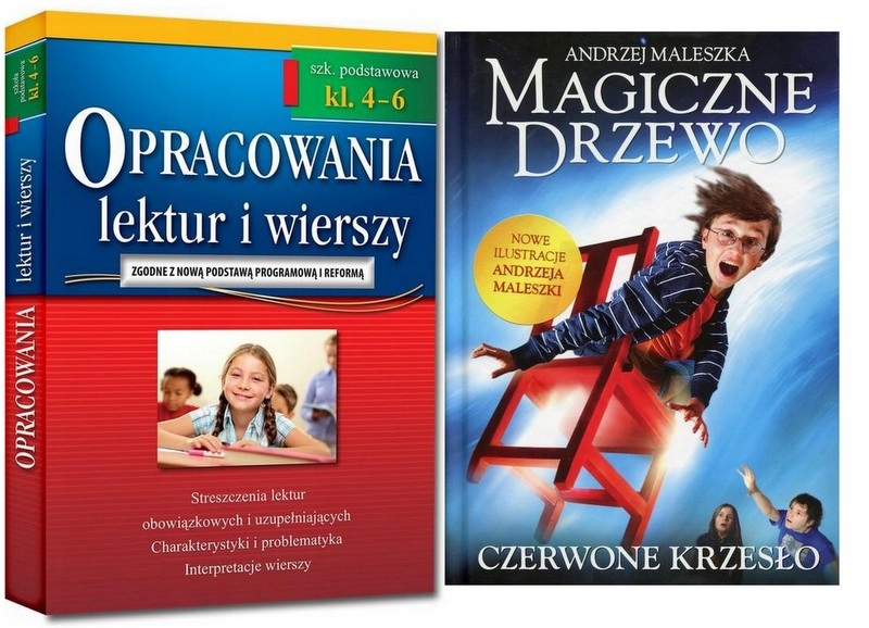 magiczne drzewo CZERWONE KRZESŁO lekt+ OPRACOWANIE (12653199304 Pytania Do Książki Magiczne Drzewo Czerwone Krzeslo