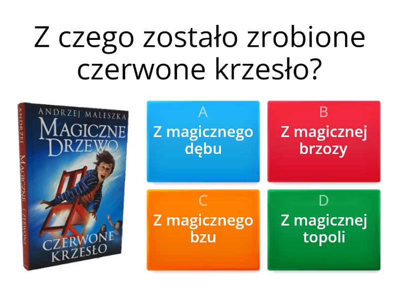 Magiczne Drzewo. Czerwone krzesło - Test Czerwone Krzesło Magiczne Drzewo Test