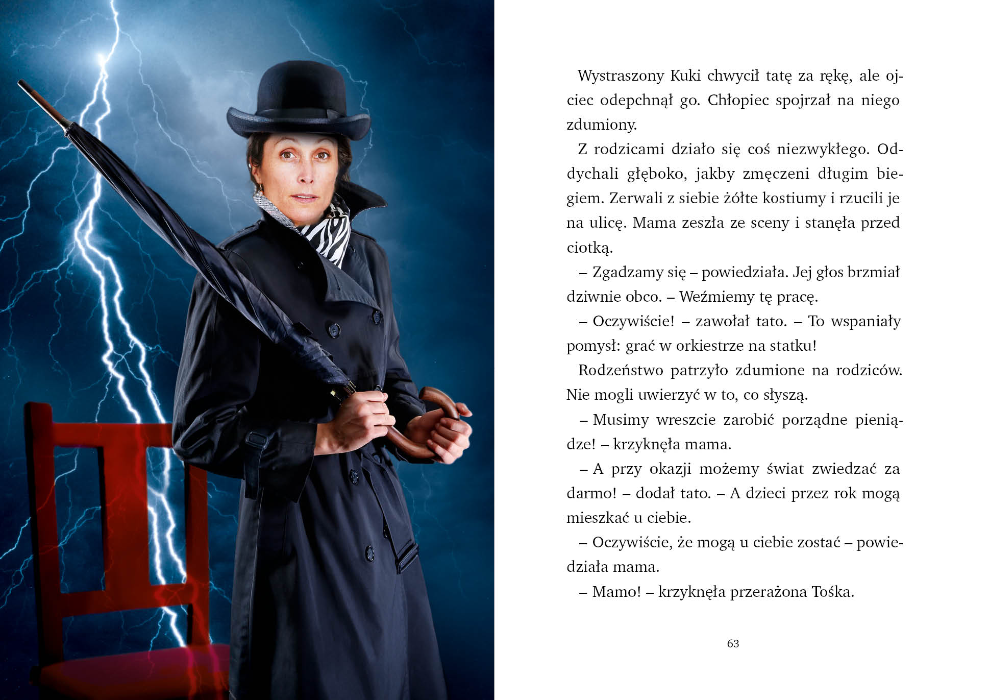 Opis Tosi Z Magiczne Drzewo Czerwone Krzeslo