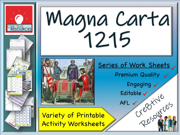 Magna Carta 1215 - Home learning | Teaching Resources Middle Ages The Magna Carta Worksheet Answer Key