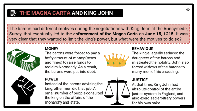 Middle Ages The Magna Carta Worksheet Answer Key