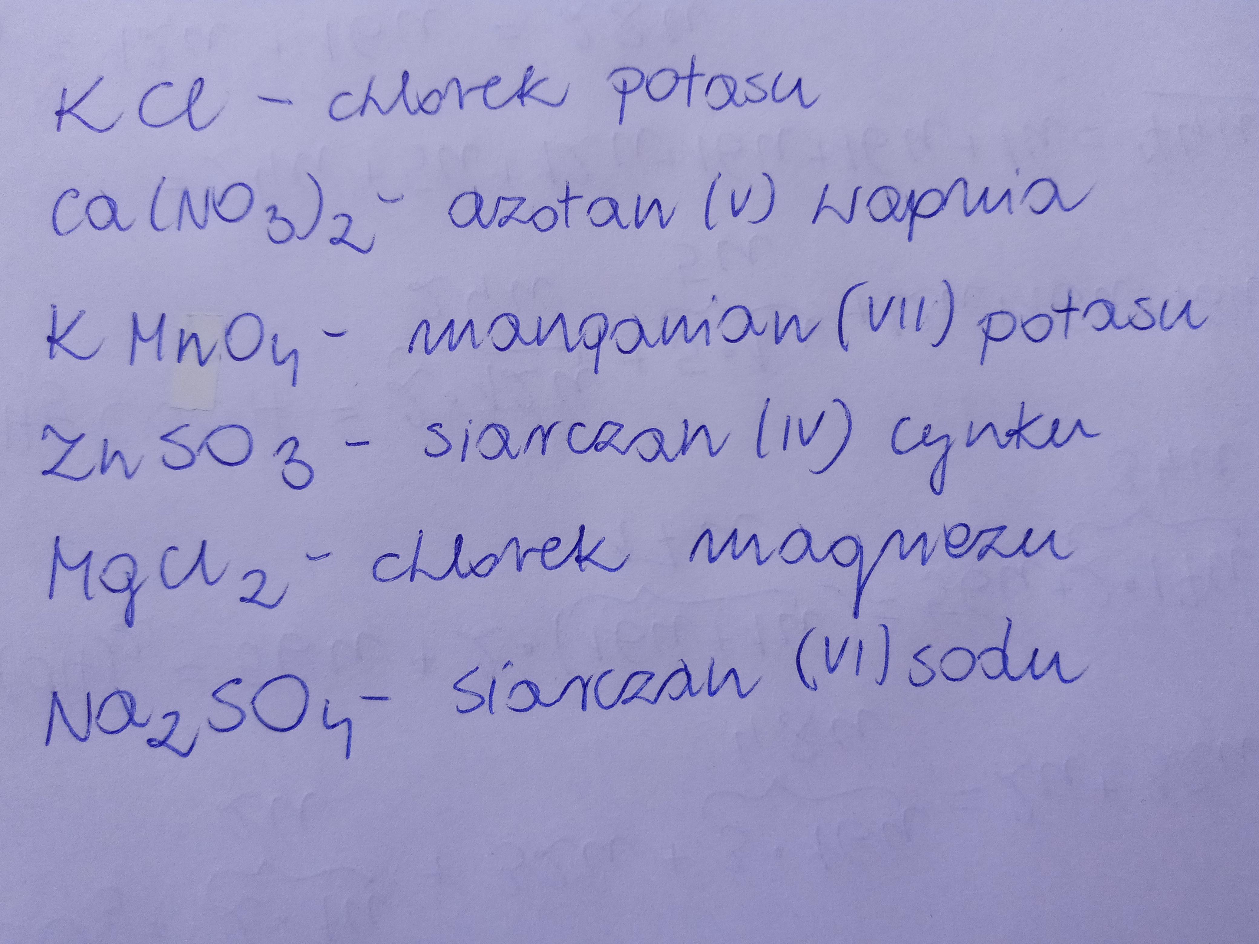 Ustal Wzór Sumaryczny Kwasu O Którym Wiadomo że