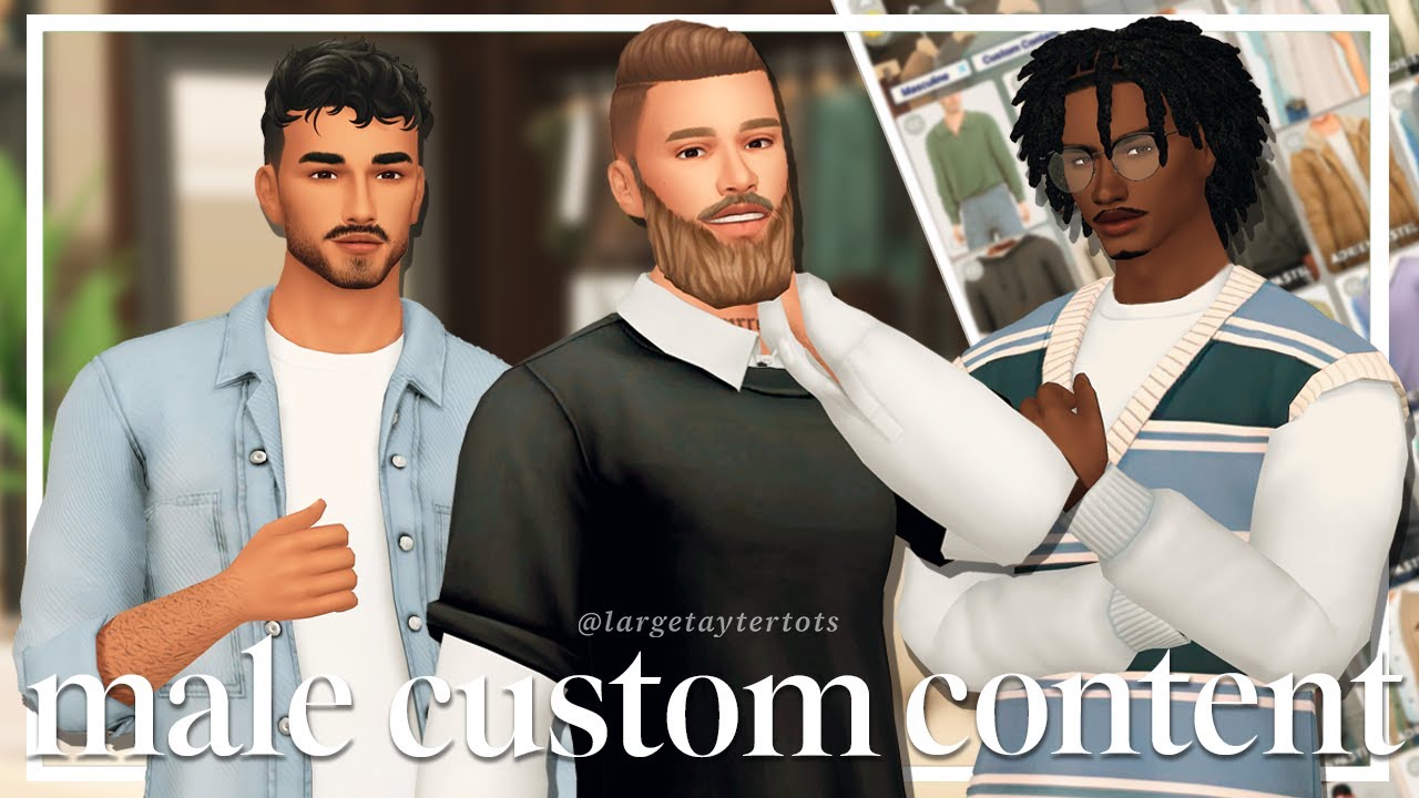 Male Maxis Match Custom Content for The Sims 4 (100+ links) / CC Shop Sims 4 Male Maxis Match