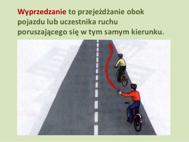 Manewry rowerzysty Podczas Wymijania Kierujący Rowerem Jest Obowiązany