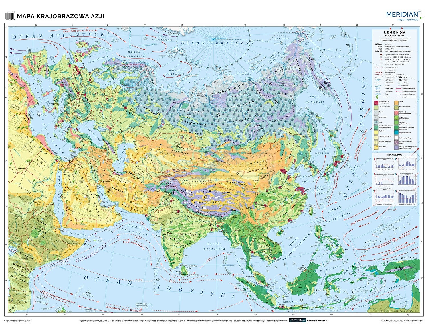 Mapa Azji Sprawdzian Azja Sptawdzian