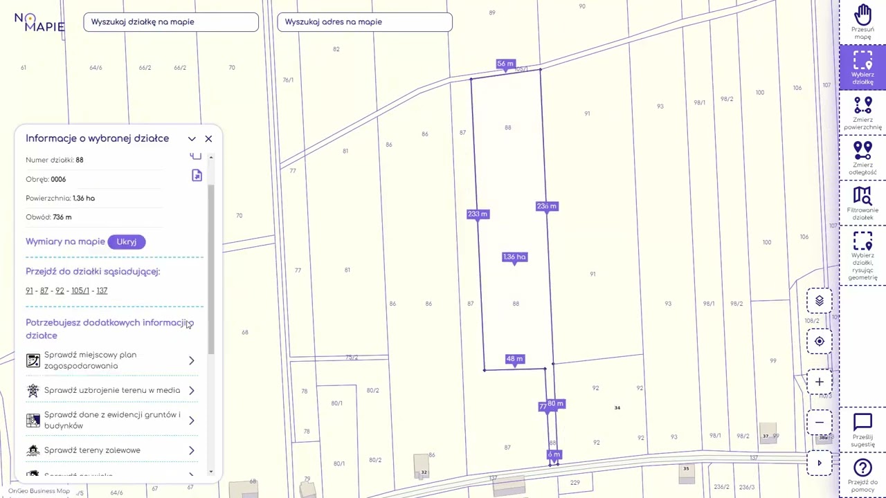 Mapa działek | Geoportal Krajowy Na Mapie - YouTube Klasyfikacja Gruntów Ornych W Polsce Mapa
