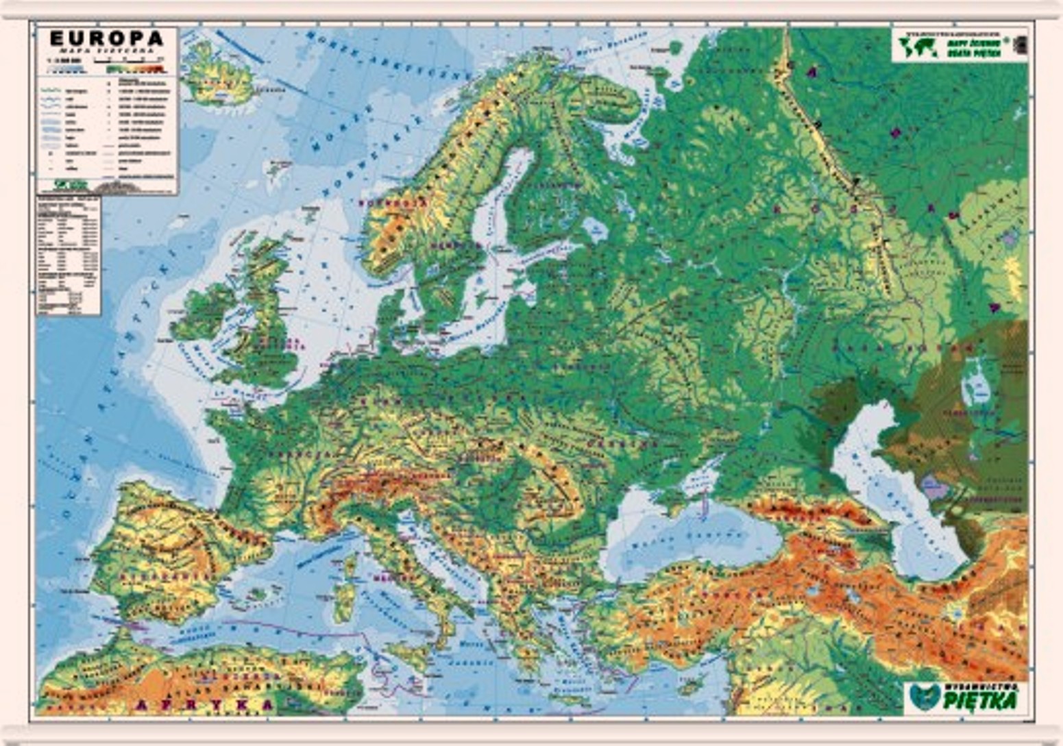 Mapa Fizyczna Europy Sprawdzian Klasa 6