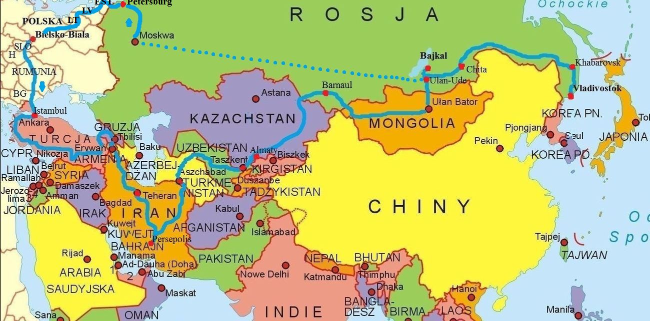Mapa Polityczna Azji Mapa Images Mapa Polityczna Europy I Azji