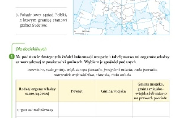 Mapa Polityczna Europy I Podzial Administracyjny Polski Klasa 7 Sprawdzian Uslugi W Polsce Klasa 7