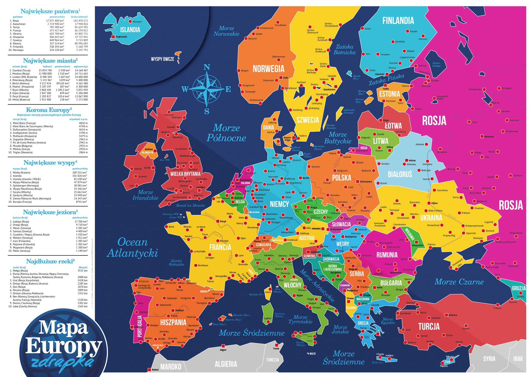 Mapa Polityczna Europy Mapa - vrogue.co Mapa Polityczna Europy Po Polsku