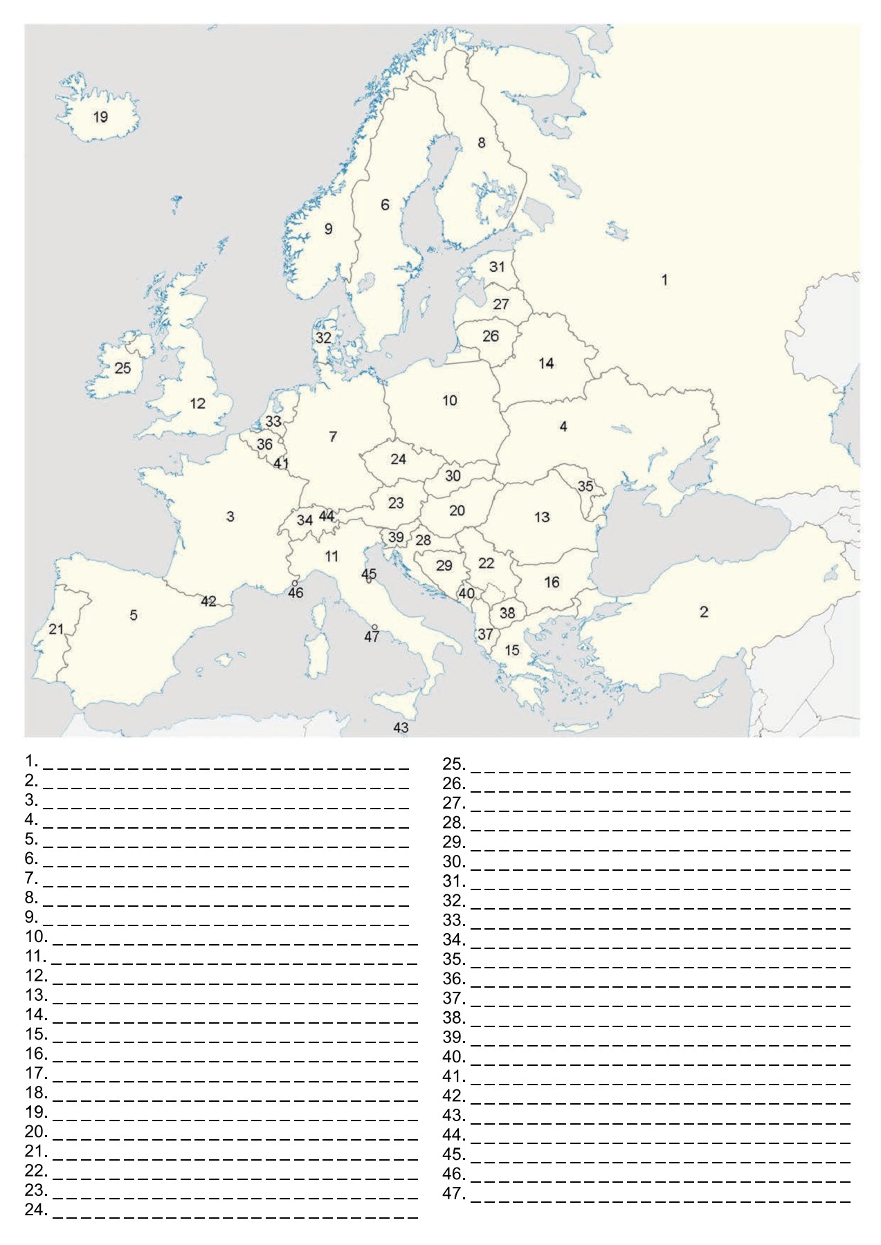 Mapa Polityczna Europy Poznaj Pa Stwa Europy I Ich St - vrogue.co Kraje I Stolice Europy Test