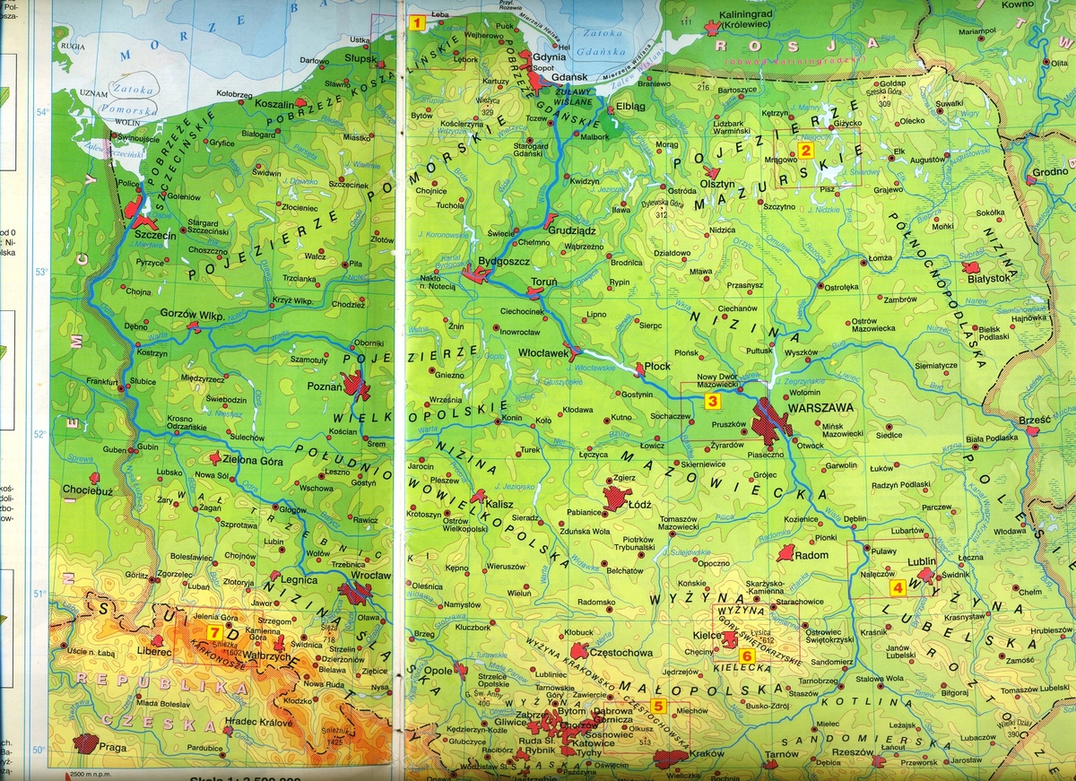 mapa z wieloma nazwami rzek Polskich.... - Zadane.pl Rzeki W Polsce Mapa Z Nazwami