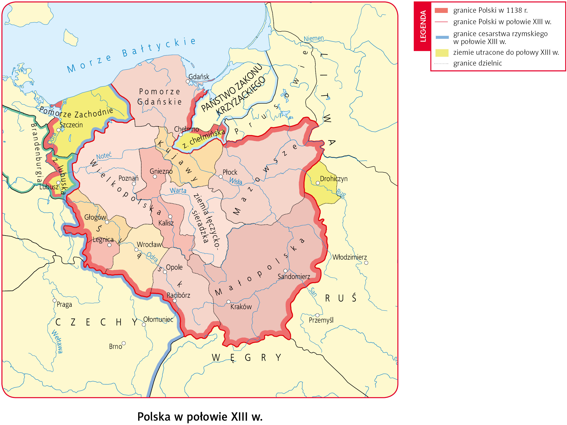 Mapy online - Szkoła podstawowa Polska W Xiii Xv Wieku