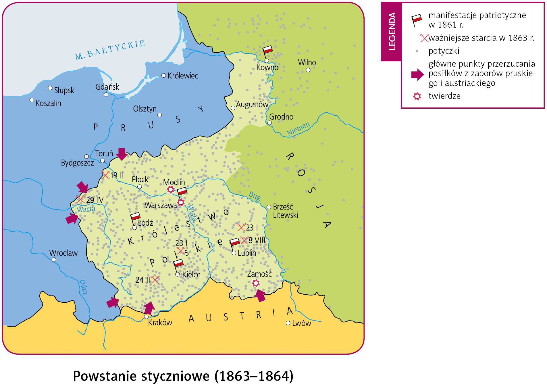 Ziemie Polskie Po Wiosnie Ludow Powstanie Styczniowe