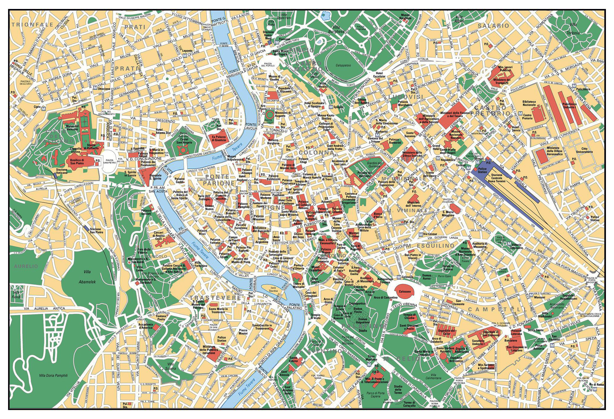 Mapa Rzymu Z Zabytkami Pdf
