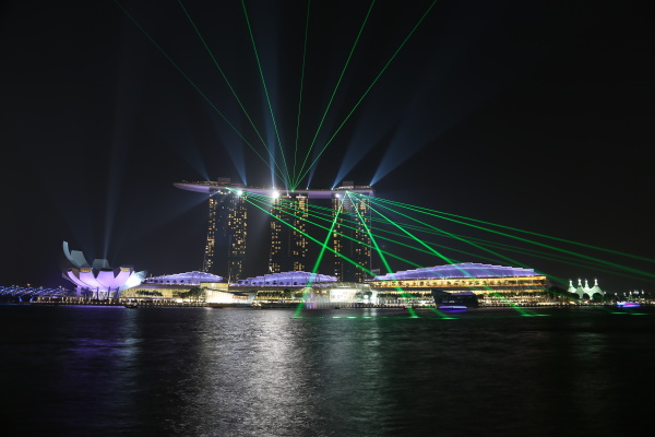 Marina Bay Sands Laser Show - Stock image #13331890 | PantherMedia Marina Bay Sands Laser Show