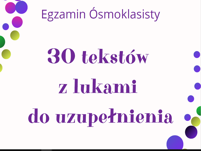 Tekst Z Lukami Do Uzupelnienia