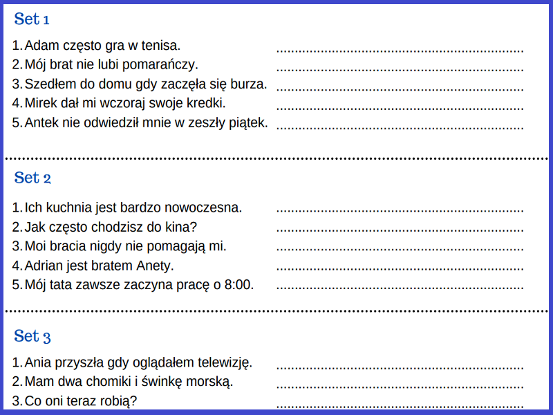 Martyna Studio | Szybkie zdania do tłumaczenia Zdania Do Tlumaczenia Z Polskiego Na Angielski Pdf