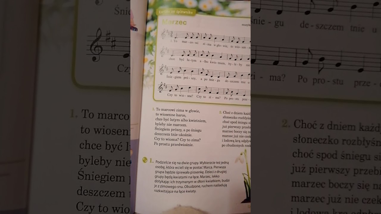 Piosenka Marzec Marzec Pieknie Sie Wystroil