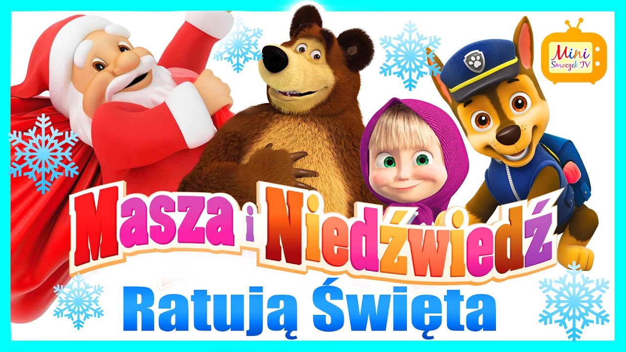 Masza i Niedźwiedź Ratują Święta Psiego Patrolu - Маша и Медведь Masza I Niedzwiedz Ida Swieta