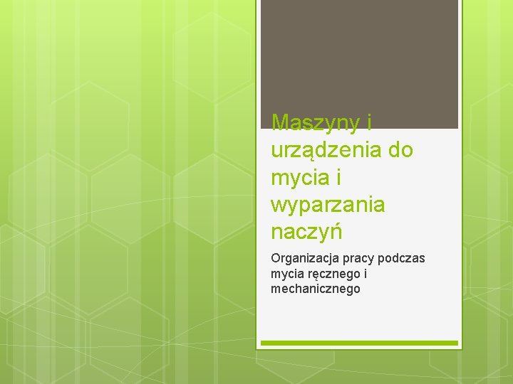 Maszyny I Urządzenia Do Mycia I Wyparzania Naczyń