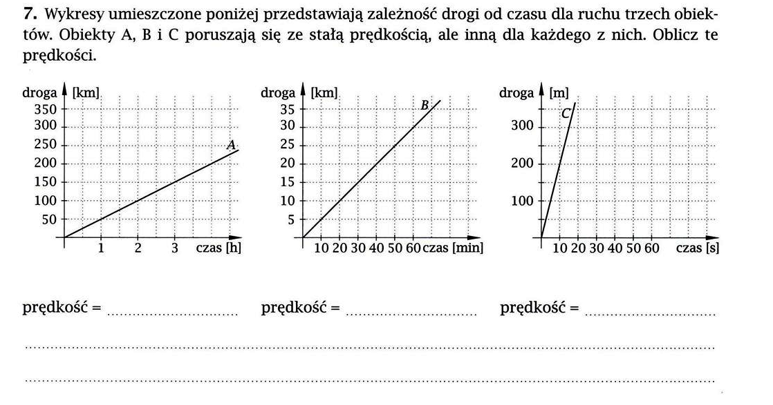 Mata klasa 6 Zadanie w załączniku ;P PRZYPOMNIENIE JAK LICZYMY Sprawdzian Matematyka Klasa 6 Prędkość Droga Czas