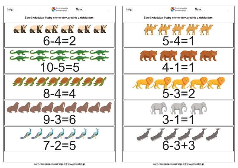 Matematyczne Zoo Klasa 2 Mnozenie