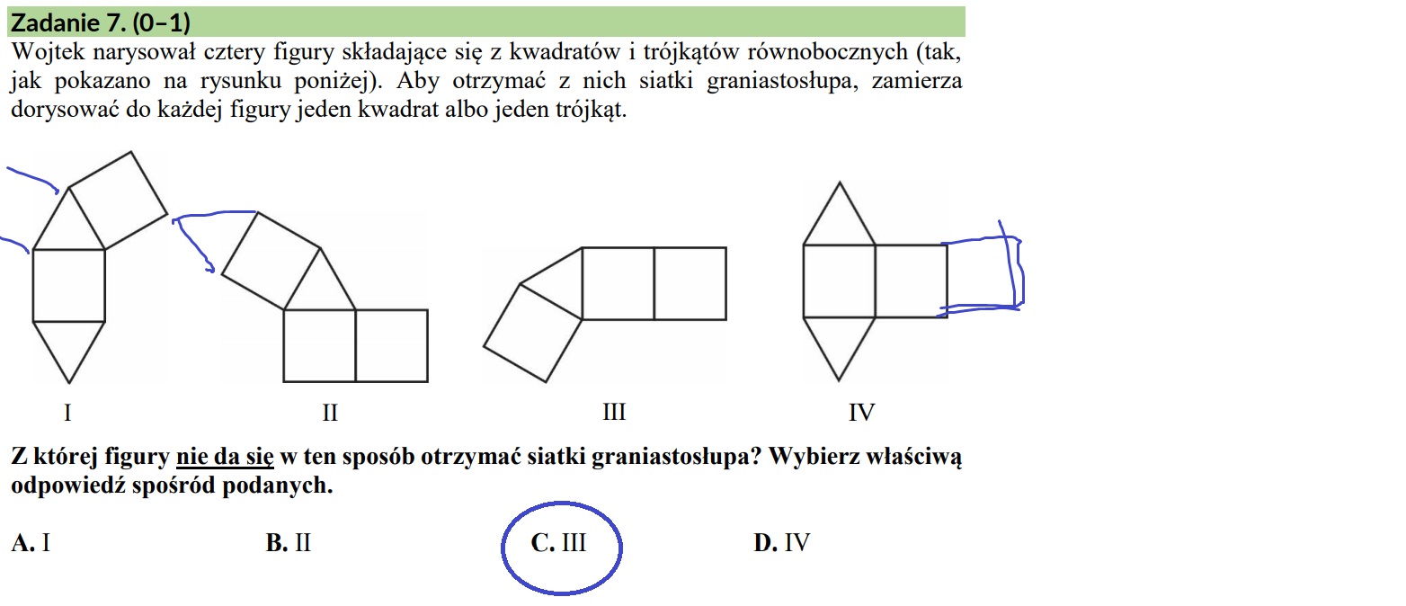 Matematyka dla Ciebie: Matematyka - klasa 8 Zad 2 Str 7 Matematyka Klasa 8