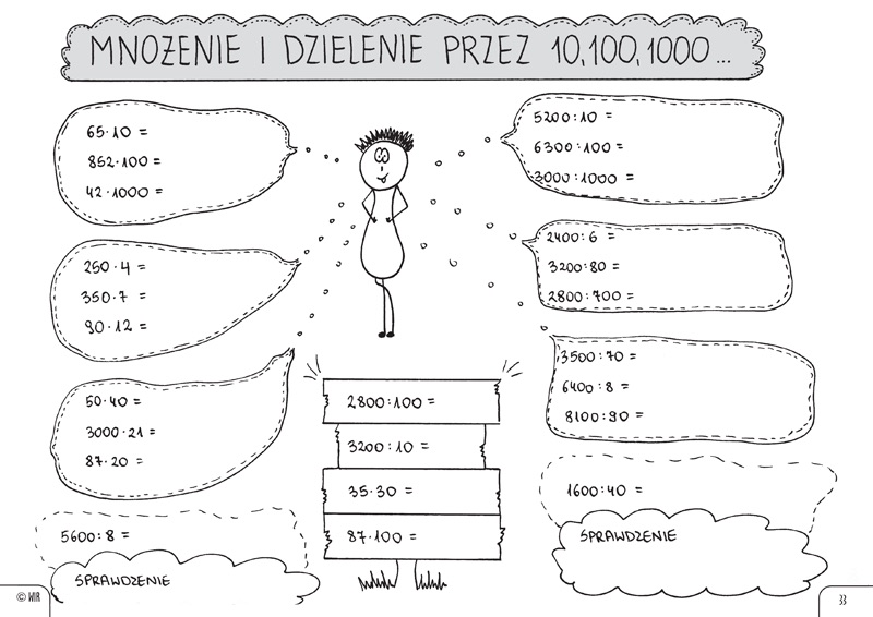 Matematyka. Graficzne karty pracy dla szkoły podstawowej. Zestaw 2 Karty Pracy Matematyka Klasa 5 Do Wydruku