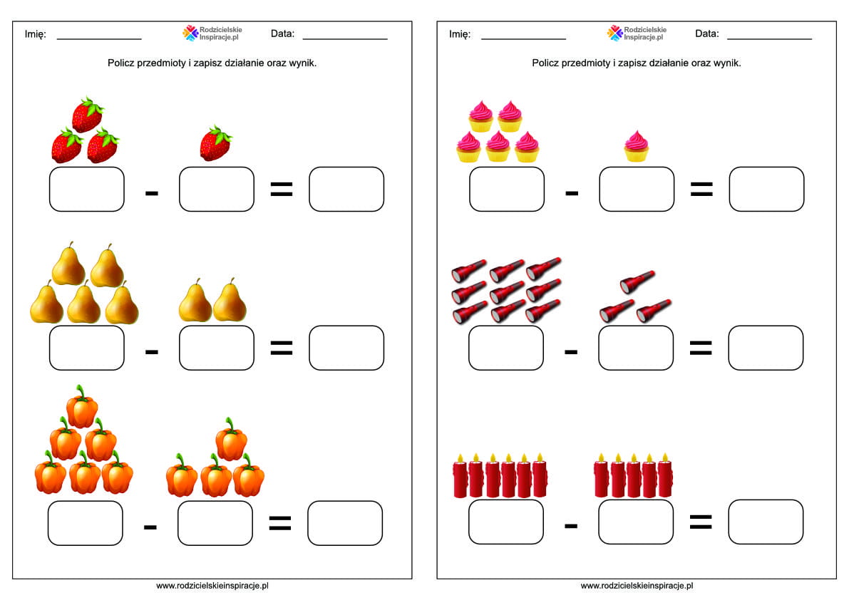 Matematyka - karty pracy do druku (PDF) - Drukatek.pl Karty Pracy Z Matematyki Klasa 4 Do Druku