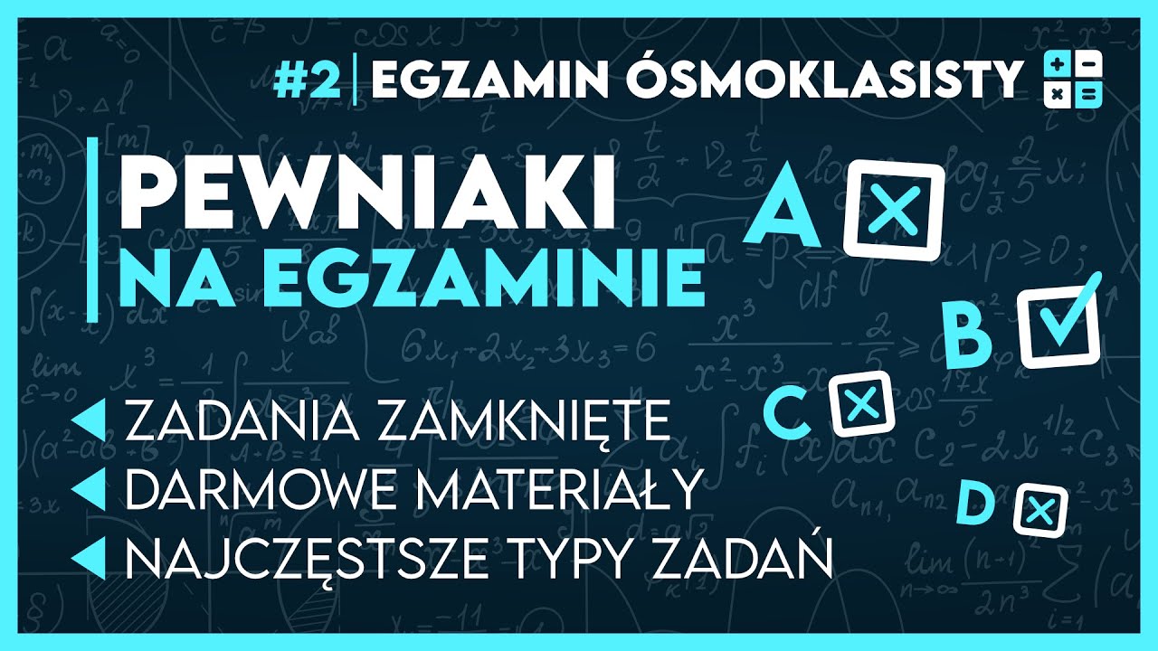 MATEMATYKA 📐 Pewniaki na Twoim arkuszu! ️ + Karta Wzorów 3.0 | Egzamin Ile Maksymalnie Punktów Można Zdobyć Na Egzaminie Osmoklasisty