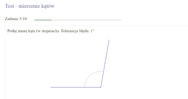 Matematyka uczy: Mierzenie kątów kl.4 i kl.5 Mierzenie Katow Klasa 4 Test