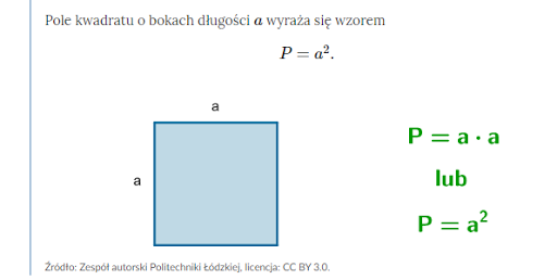 Matematyka uczy: Pole prostokątów i kwadratów - kl.4 Pole Prostokata I Kwadratu Zadania Klasa 4