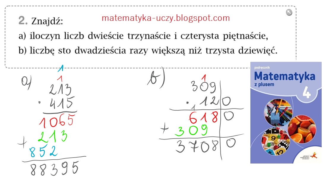 Mnozenie Pisemne Przez Liczby Wielocyfrowe