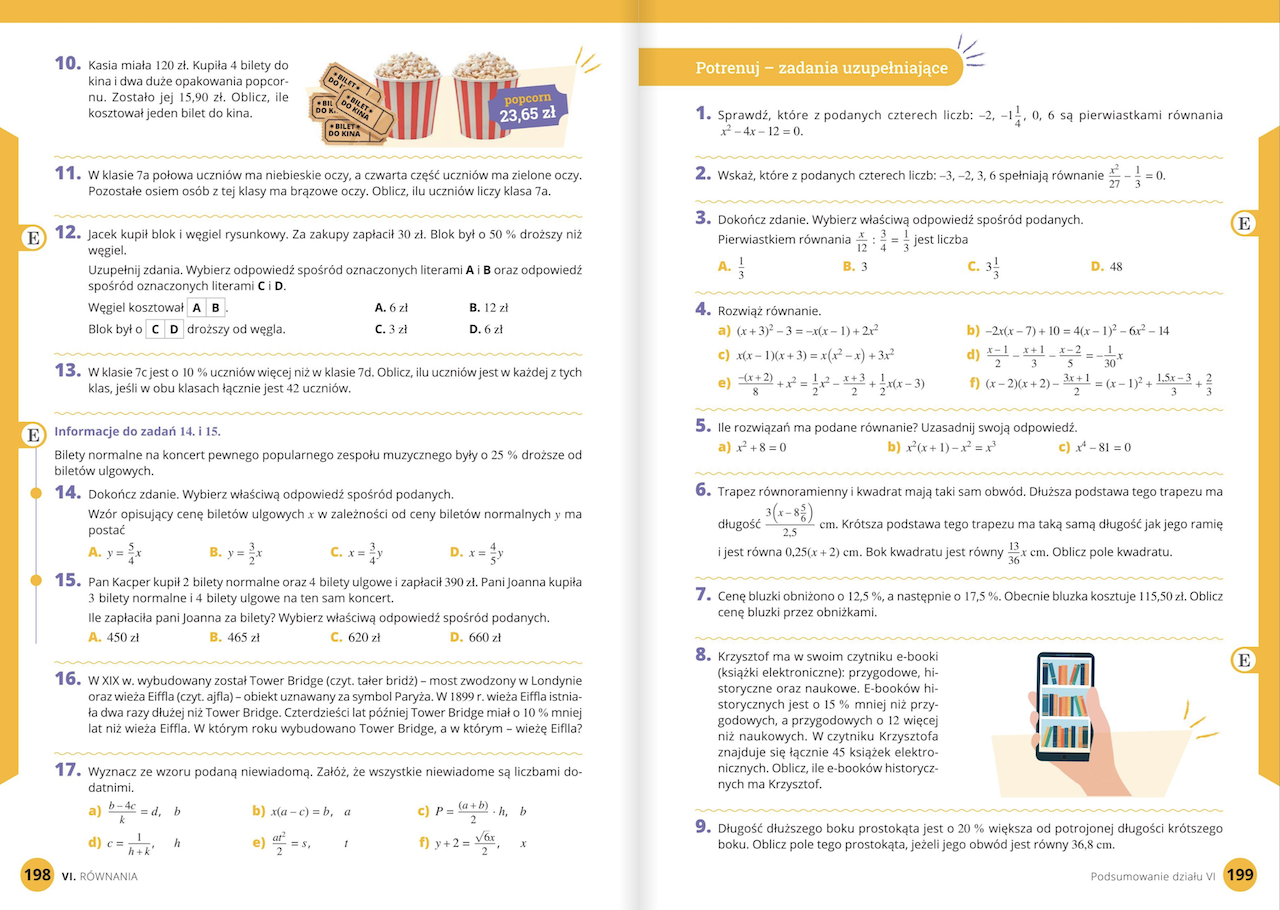 Matematyka w punkt - klasa 7 » Wydawnictwa Szkolne i Pedagogiczne Sprawdzian Potegi Wsip