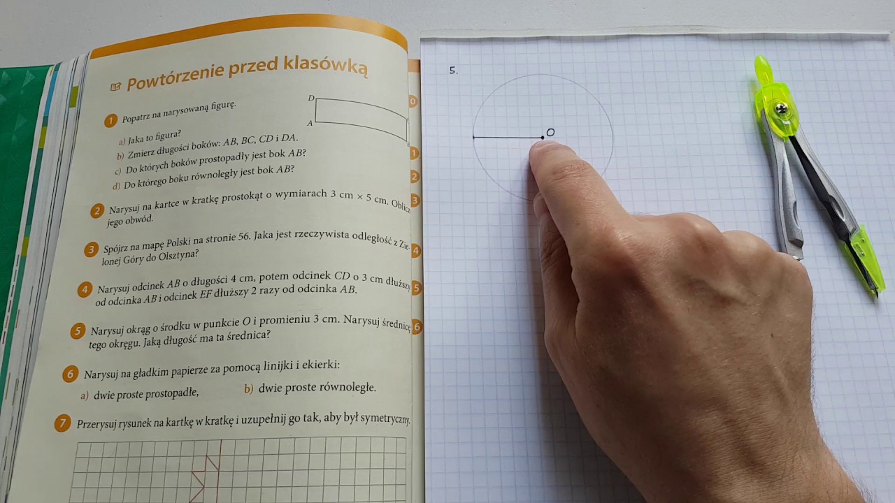 🔥 Matematyka z kluczem, zad.5, str.60 - geometria powtórzenie przed Matematyka Klasa 5 Cwiczenia Geometria Pdf
