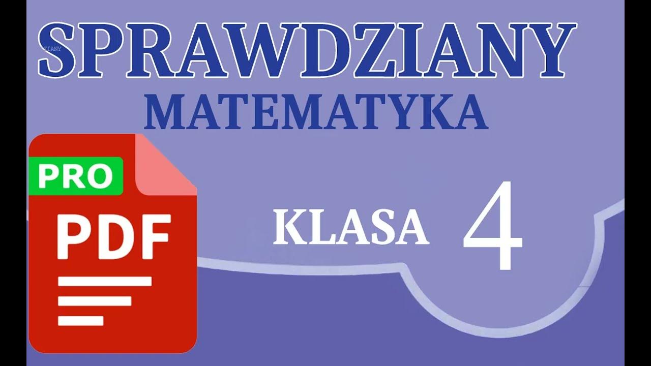 Matematyka z plusem 4 - testy sprawdziany PDF - YouTube Matematyka Z Plusem 4